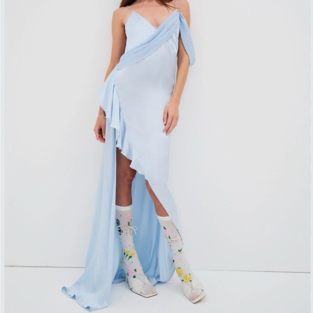 Elegant Light Blue Evening Dress